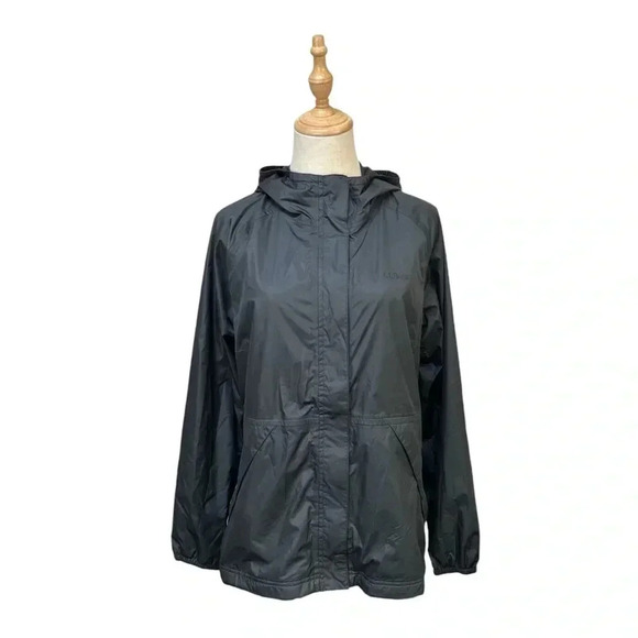 LL Bean Black Jacket Size M - Picture 1 of 9